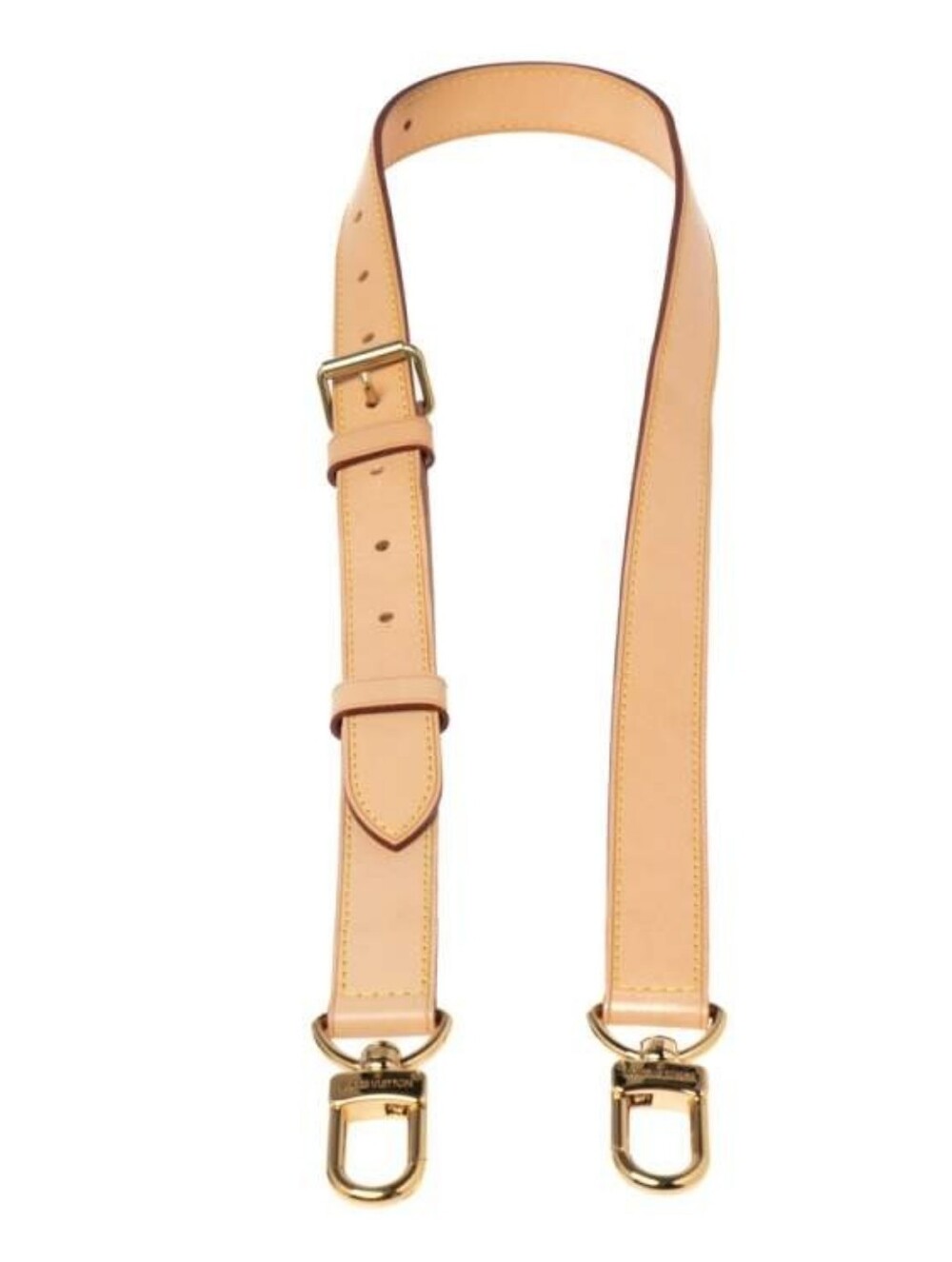 BRAND NEW!!! Louis Vuitton Beige Leather Adjustable Shoulder Strap Unused W/COA